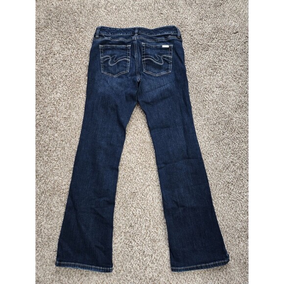 WHITE HOUSE BLACK MARKET Blanc WHBM Black Bootcut Leg Jeans Size 4S - Picture 2 of 8